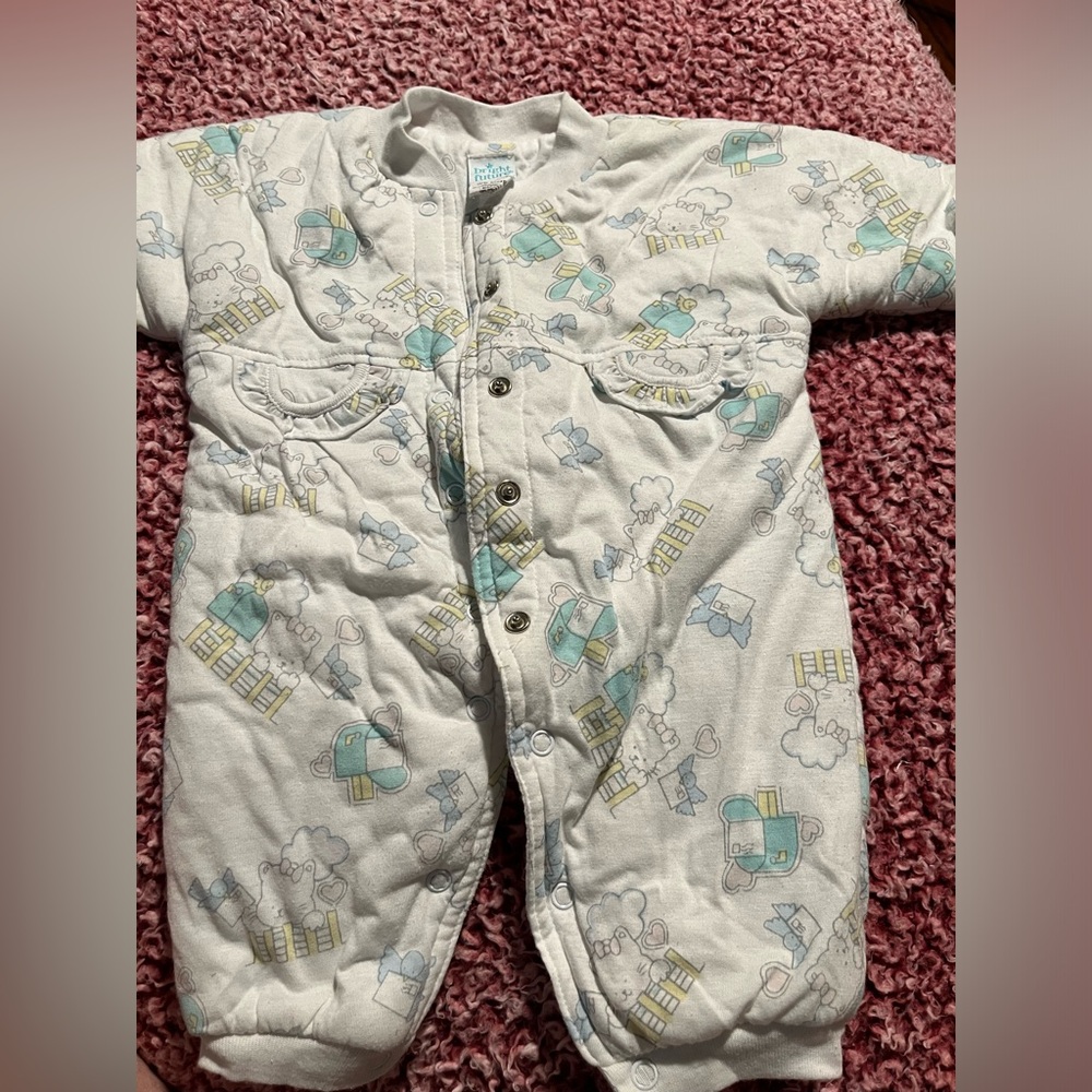 Vintage Bright future sleep suit